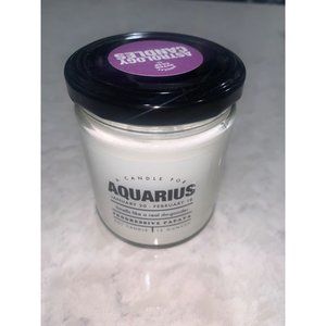 Whiskey River Soap Co. 13oz Astrology Aquarius Candle